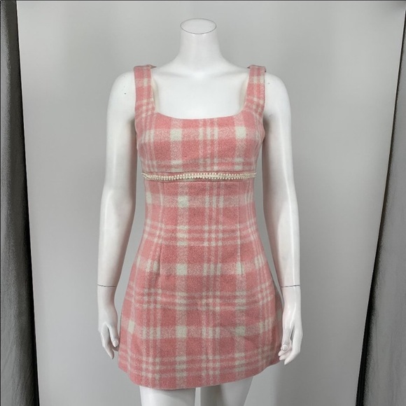 Sweet and Sexy Majorelle Mini Dress Plaid Small - Picture 3 of 5